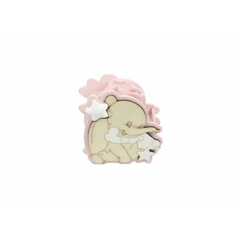 SCATOLA ELEFANTE Con SACCHETTO ROSA